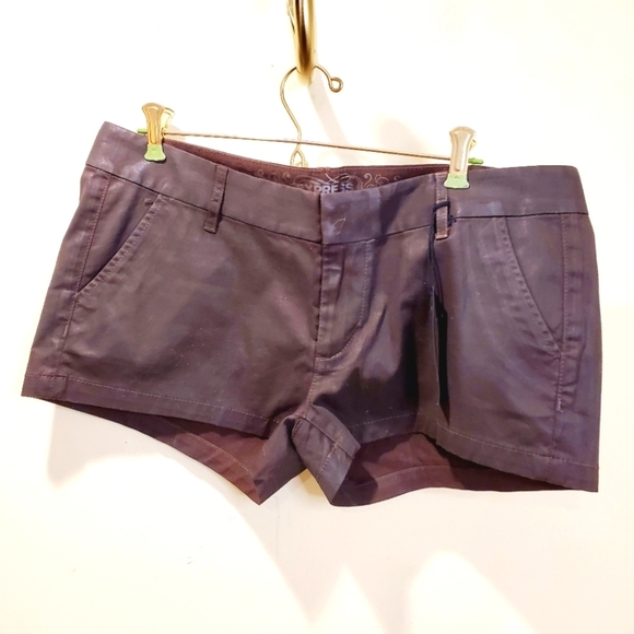 Express women's brown shorts size 8 NWT - Picture 1 of 12